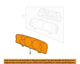 5073269ab Chrysler Oem 02-04 Grand Cherokee Cluster Switches-lens