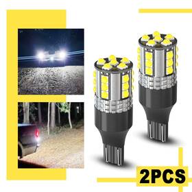 2w-t15-34smd4014 Chusyyray 2pcs Led Reverse Back Up Light Bulb 921 912 W16w T15 906 916 Super White 6000k