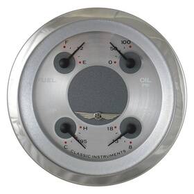 Aw79src Classic Instruments - All American Series 3-3/8 Inch Quad Gauge