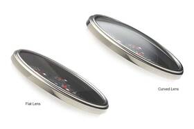 Ax100gblf Classic Instruments Autocross Gray 5-gauge Set Fuel Oil Temp Volts