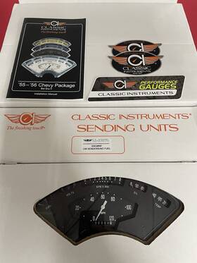 Bt01b Classic Instruments 1955 1956 Chevy Bel Era Direct Fit Gauge Black Bt01b Classic Instruments 1955 1956 Chevy Bel Era Direct Fit Gauge Black