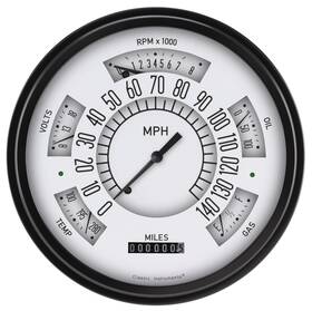 Fb66w Classic Instruments White Series Gauge Package