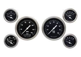 Hr01slc Classic Instruments Hot Rod 6-gauge Set Black