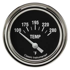 Hr226slf-04 Classic Instruments - Hot Rod Series 2-5/8 Inch Water Temperature Gauge