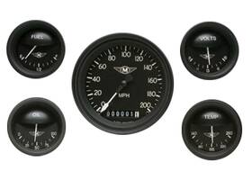 Ma00blf Classic Instruments Moal Bomber Series 5 Gauge Package Ma00blf Classic Instruments Moal Bomber Series 5 Gauge Package