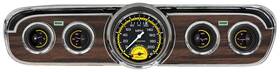 Mu65axy35 Classic Instruments Autocross Yellow 1965-66 Mustang Package