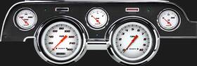 Mu67vsw Classic Instruments Velocity White 1967-68 Mustang