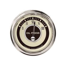 Nt81shc Classic Instruments Nostalgia Vt 2 1/8 Inch Oil Pressure