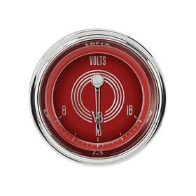V8rs30shc Classic Instruments V8 Red Steelie 2 1/8 Inch Volt