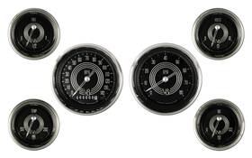 V8sr01shc Classic Instruments V8 Speedster Six Gauge Set
