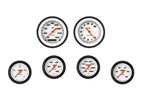 Vs301wblf Classic Instruments Velocity White Six Gauge Set 301