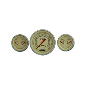 Vt64slf Classic Instruments Vintage Series Three Gauge Set