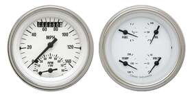 Wh32slf Classic Instruments Wh01slf White Hot Two Gauge Set