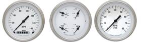 Wh03slf Classic Instruments White Hot Three Gauge Set