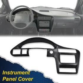 18727icblk Cnnell Fit For 2000-2005 Chevy Cavalier Instrument Cluster Panel Bezel Overlay Black