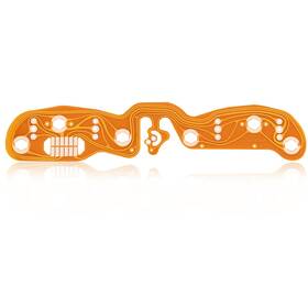 Board45j3aor Cnnell New Fit For 1987-1991 Jeep Wrangler Gauges Printed Circuit Board Orange