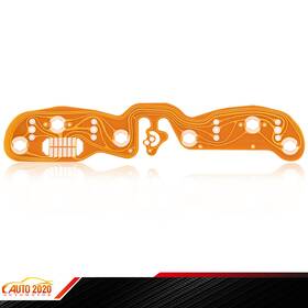 Cnnella0206055 Cnnella-69 Fit For 1987-91 Jeep Wrangler Orange Gauges Printed Circuit Board Factory Style
