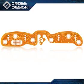 Ht-02cba3951aor Crossdesign Fit For 1987-91 Jeep Wrangler Gauges Printed Circuit Board Factory Style Orange
