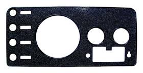 J5457117 Crown Automotive Jeep Replacement Dash Overlay Panel Fits 76-86 Cj5 Cj7 Scrambler