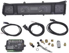 Dd2068r Dakota Digital 1966 Impala / Caprice Vhx Gauge System With Black Alloy Face And Red