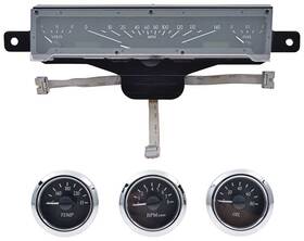 Dd802w Dakota Digital 1961-62 Impala / Full-size Vhx Gauge System With Black Alloy Face And White
