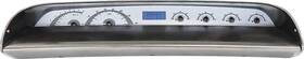 Dakota Digital Dd806b 1963-64 Impala / Full-size Vhx Gauge System With Silver Alloy Face And Blue