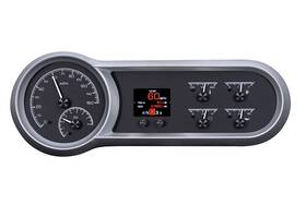 Hdx-53c-k Dakota Digital 1953- 54 Chevy Car Hdx Instruments Black Alloy #hdx-53c-k