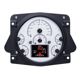 Hdx-66f-bro-s Dakota Digital 61-66 Fits Ford Pickup Hdx Instruments