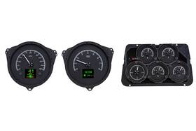 Hdx-68c-vet-k Dakota Digital 1968-1977 Chevy Corvette Hdx Black Analog Gauge Kit