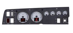 Hdx-68d-chg-s Dakota Digital 1968-70 Mopar B Body With Rallye Dash Hdx Instruments Silver Alloy