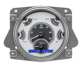 Vhx-66f-bro-s-b Dakota Digital Vhh66fbrosb 1966- 77 Ford Bronco Vhx Instruments Black Alloy #vhx-66f-bro-s-b