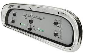Vhx-60f-fal-s-w Dakota Digital 1960-63 Ford Falcon Silver / White Led Gauge Kit