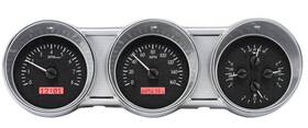 Vhx-62f-far-k-r Dakota Digital 62 63 Ford Fairlane Analog Gauge System Black Red