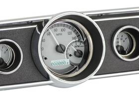 Vhx-65f-mus-s-w Dakota Digital 1965-66 Ford Mustang Silver / White Led Gauge Kit