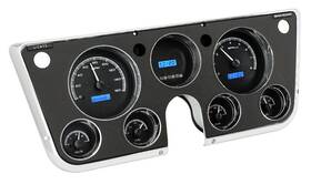 Vhx-67c-pu-k-b Dakota Digital 1967-1972 Chevrolet Vhx Black / Blue Led Gauge Kit