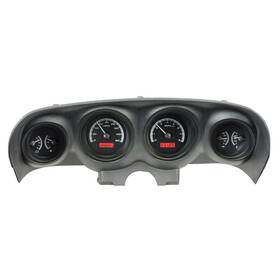 Vhx-69f-mus-k-r Dakota Digital 6-gauge Assembly Vhx Mustang 69-70 With Black Alloy Style Face A