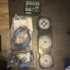 Dakota Digital Vhx-70o-cut-s-b 70-72 Oldsmobile Cutlass Silver/blue Gauge Kit