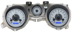 Dakota Digital Vhx-71f-mus-s-b 1971-73 Ford Mustang Vhx Instruments Silver Alloy / Blue Display