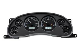 Vhx-94f-mus-k-w Dakota Digital 1994-2004 Ford Mustang Vhx Instruments Black Alloy With White Light