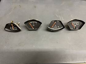 2958551 Dodge 1971-77 B100 B200 B300 Van/wagon Fuel Temperature Oil And Alt. Gauges