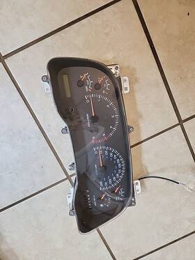 P56021261ac Dodge 56021261 99 00 Durango Speedometer Instrument Cluster 242k Miles Oem