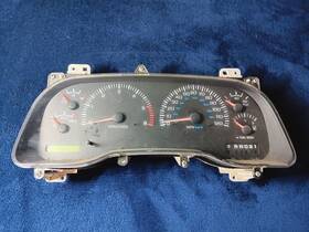 B618ac Dodge 98-02 Ram 2500 1500 Truck Instrument Cluster Bezel Speedometer And Tach Auto