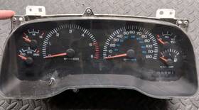 B780ab Dodge 2000 2001 Ram 1500 2500 Instrument Speedometer Gauge Cluster Oem - Gas