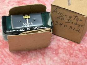 1340312 Dodge Plymouth Desoto Chrysler Mopar Nos 1950 Dash Amp Ammeter Gauge Panel Instrument Hot Rat Rod