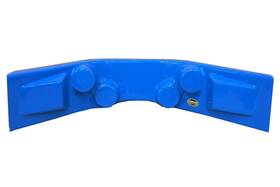 910-bl Dominator Race Products - Dash Panel Curved Blue 30in W X 12in D 6.5in