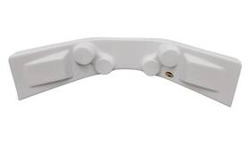 910-wh Dominator Race Products - Dash Panel Curved White 30in W X 12in D