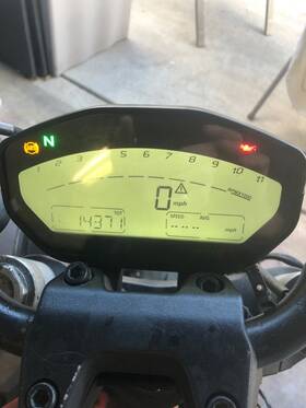 40611584a Ducati M797 Speedo Instrument Cluster Speedometer 2017 With 14k Miles