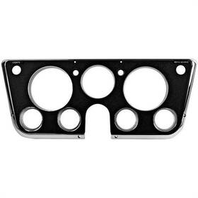Dynacorn 1146c Gauge Panel Dash Bezel 69-72 Fits Chevy Black With Chrome