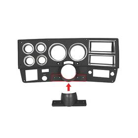 D1101 Dynacorn Gauge Panel Dash Bezel Ac 2 Hole 81-83 Gm Truck