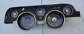 C87f-10843 Fomoco 1967 1968 Ford Mustang Insrument Cluster Panel Guages Clock Odometer #c87f 10843